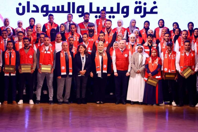 القباج تشهد احتفالية الهلال الأحمر المصري باليوم العالمي للتطوع تحت شعار ”الأمل”