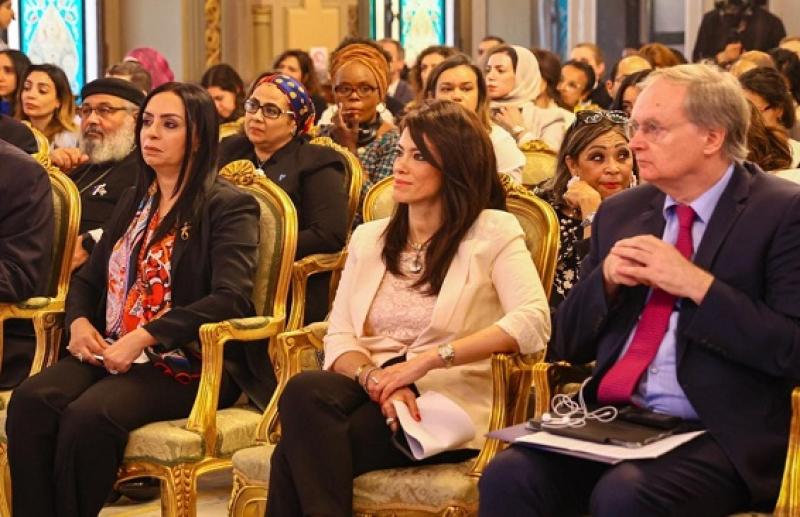 وزيرة التعاون الدولي تُشارك في إطلاق «تمكين» المرأة المصرية