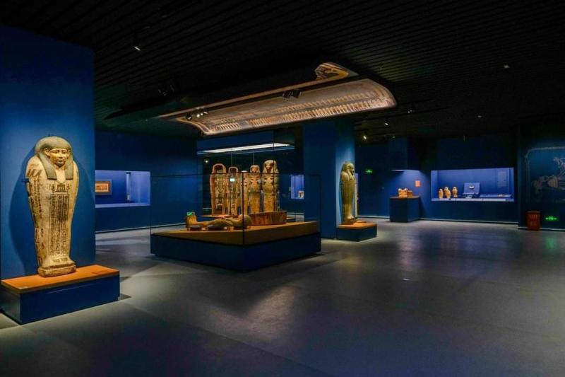 افتتاح «قمة الهرم.. حضارة مصر القديمة» بمتحف شنغهاي القومي في الصين