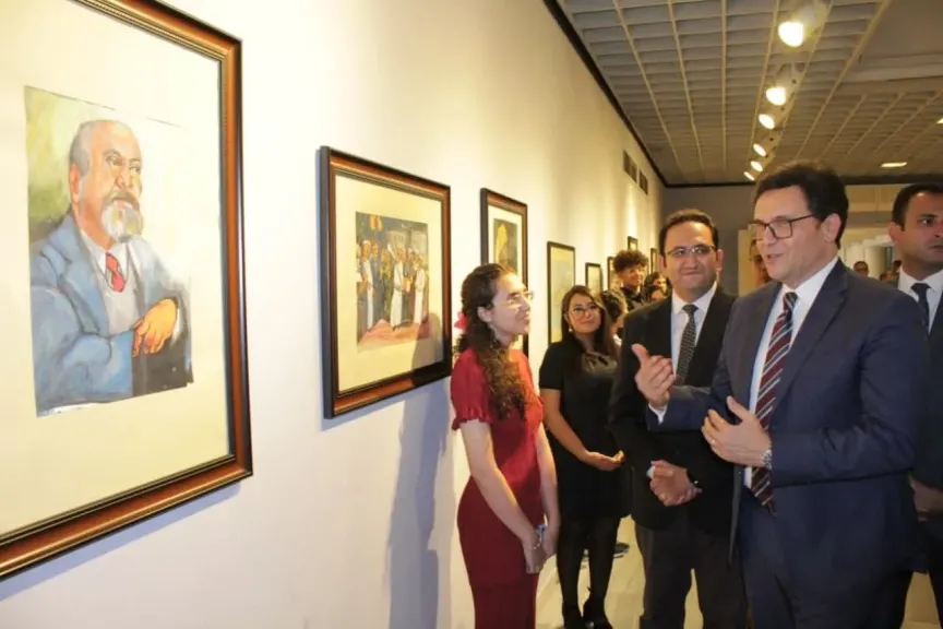 وزير الثقافة يفتتح المعرض السنوي العاشر لفصول الرسم بمركز تنمية المواهب.. «صور»