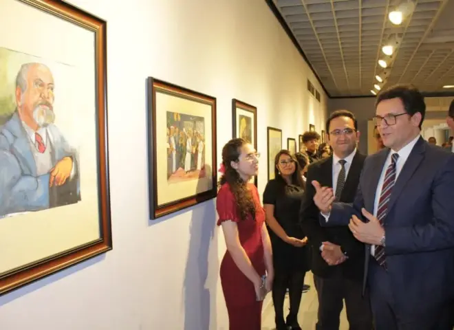 وزير الثقافة يفتتح المعرض السنوي العاشر لفصول الرسم بمركز تنمية المواهب.. «صور»