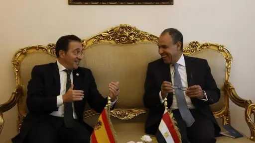 تفاصيل لقاء وزير الخارجية مع نظيره الإسباني