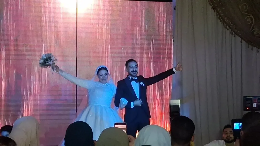 ليلة عمر تجمع عبدالله أبوالعلا ونورهان محمد في أجواء مبهجة.. «صور»