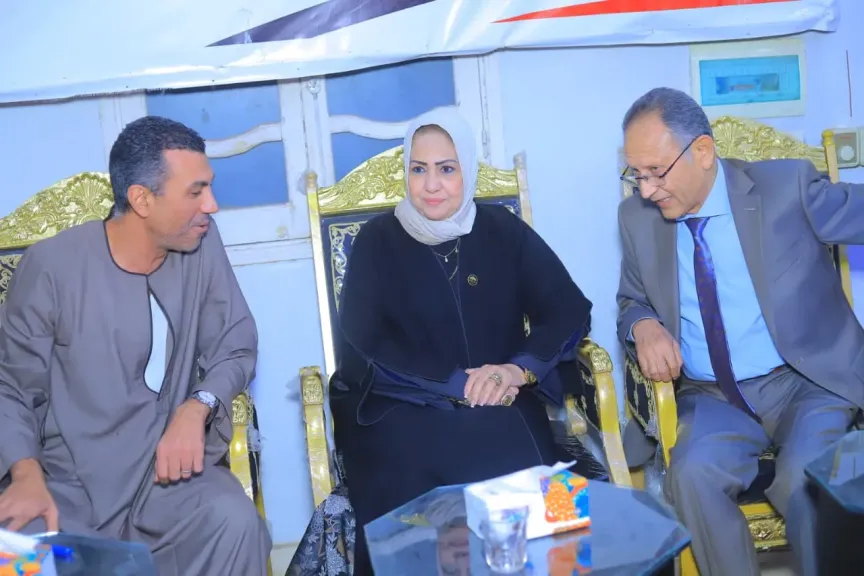 سحر صدقي تخطف القلوب بقنا.. والسماعنة: «صوت الحق في البرلمان»