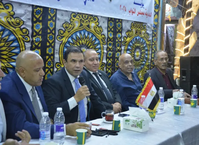 مؤتمر حاشد لأبناء مصر في حدائق القبة بحضور مدحت بركات وعائلة الفنان أحمد بدير دعمًا للمرشح عبد الله الطيب