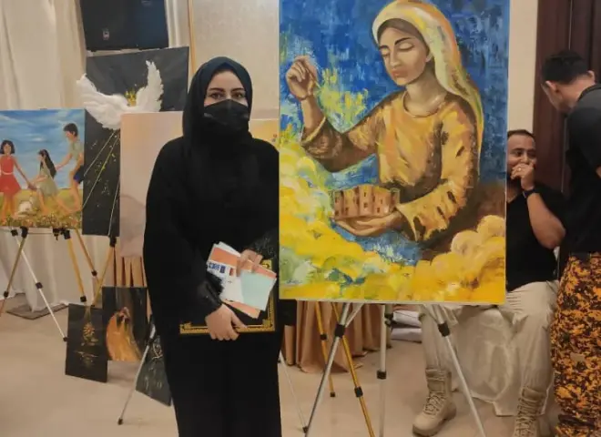 ابتهال عبد الوارث تتصدر مسابقة «رسام السلام» ضمن مشروع «جسور السلام» في عدن