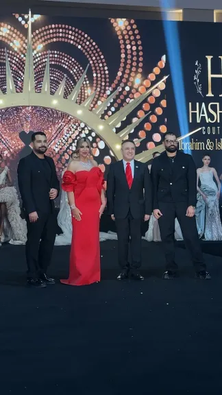 شريف مدكور يخطف الأضواء بتقديمه عرض الأزياء الخاص لإسلام وإبراهيم حشاد