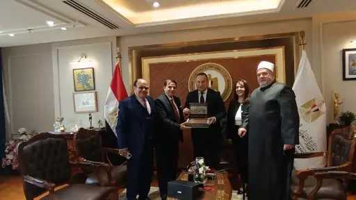 وزير التعليم العالي يستقبل أمين عام رابطة الجامعات الإسلامية لتهنئته بتولي مهام منصبه الجديد