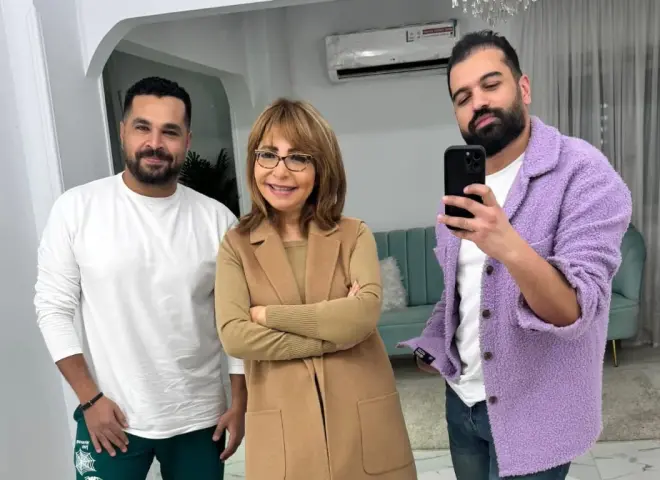 إسلام حشاد وإبراهيم حشاد يبدعان في إطلالة لميس الحديدي بحفل خطوبة نجلها