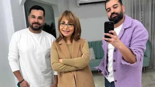 إسلام حشاد وإبراهيم حشاد يبدعان في إطلالة لميس الحديدي بحفل خطوبة نجلها