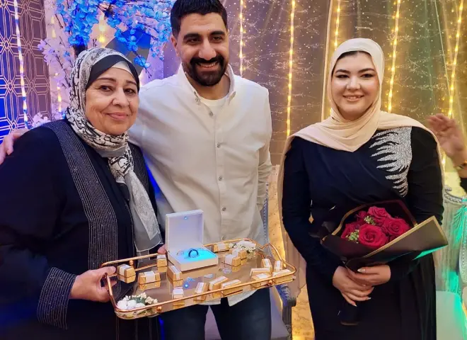 الإعلامية جيجي محمود تهنئ ابن خالتها أحمد علي بخطوبته في أجواء عائلية مميزة