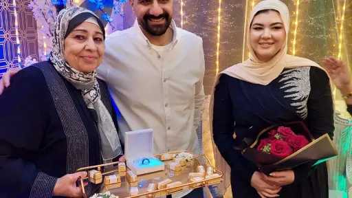 الإعلامية جيجي محمود تهنئ ابن خالتها أحمد علي بخطوبته في أجواء عائلية مميزة