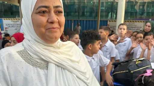 «ممر شرفي من حفظة القرآن».. استقبال أسطوري للحاجة وفاء بعد عودتها من الحج