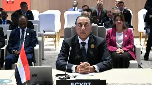 رئيس الوزراء يلقي كلمة أمام قمة الاتحاد الإفريقي الاستثنائية المنعقدة بأنجولا
