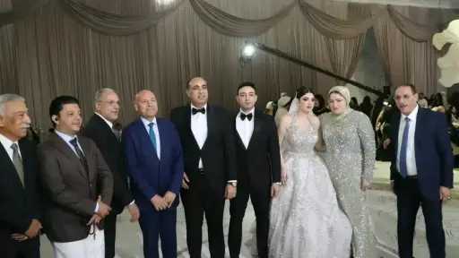 النائب خالد عبدالعزيز والدكتورة أسماء غزالة يحتفلان بزفاف نجلهما.. حضور سياسي وبرلماني كبير