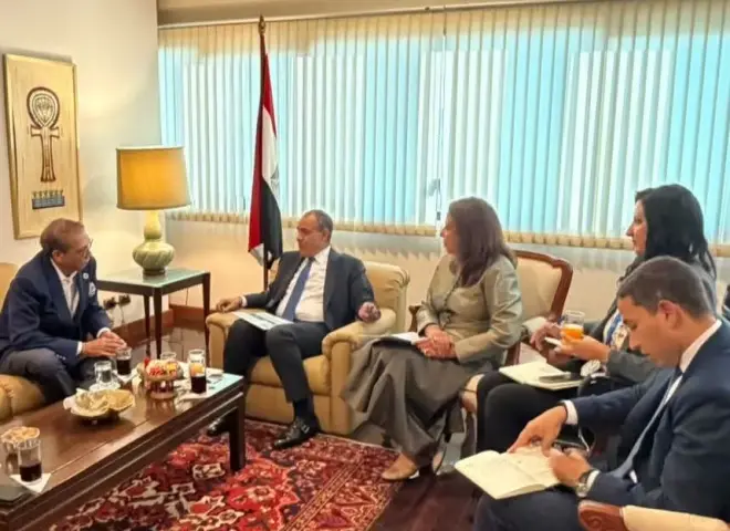 وزير الخارجية يلتقي الرئيس التنفيذي لأحد أكبر الشركات التايلندية العاملة في مجال البتروكيماويات بمصر