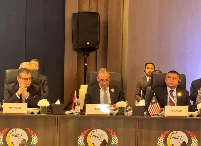 وزير الخارجية يلقي كلمة مصر في اجتماعات الدورة الـ52 لمجلس وزراء خارجية منظمة التعاون الإسلامي